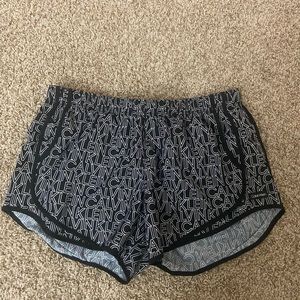 black & white Calvin Klein athletic shorts